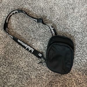 Lululemon The Rest is Written Black Crossbody - Used